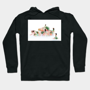 Beautiful Black Mermaids for Mermaid Lagoon Hoodie